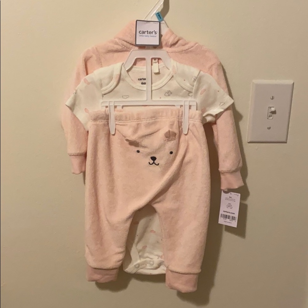 NWT Carter terry cloth set